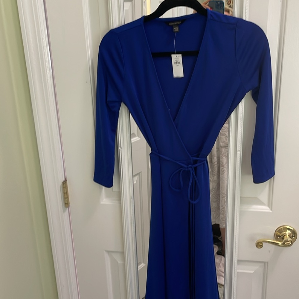 Colbat Blue wrap dress